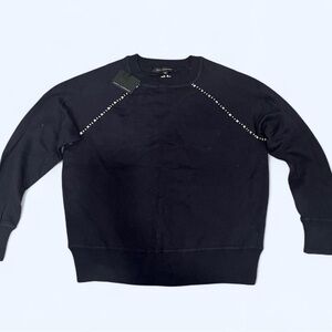 Skull cashmere navy blue sweater.